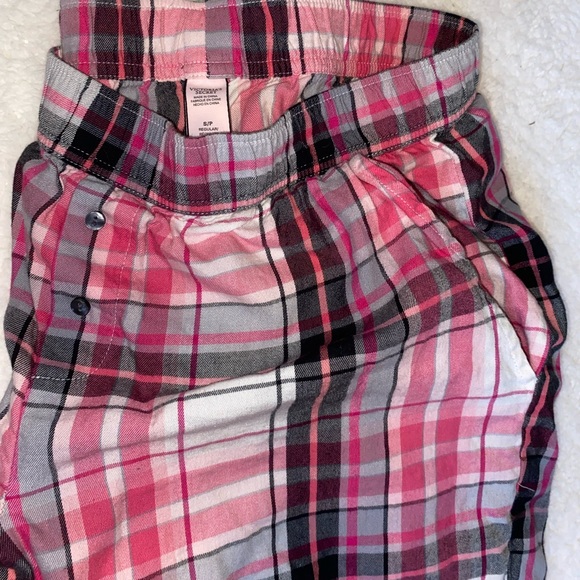 Vs Pink&Grey Plaid Matching Sleep Set - Picture 7 of 8